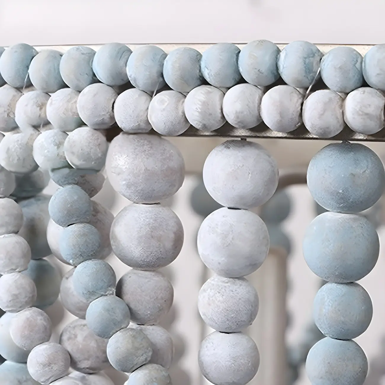 Bohemian Blue 4-Light Adjustable Hanging Chandelier