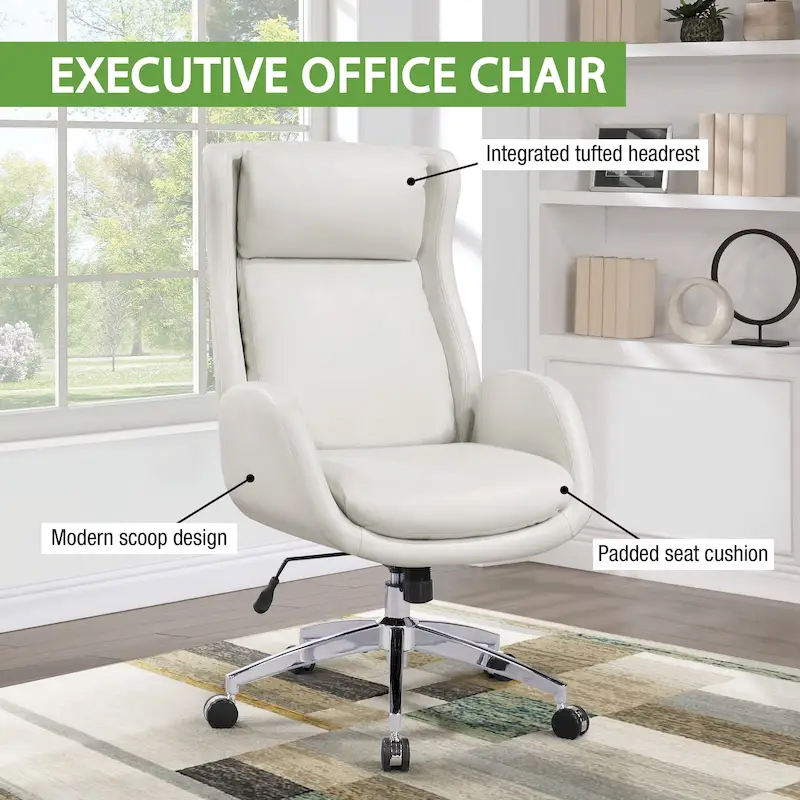 Blanchard Office Chair in Faux Leather