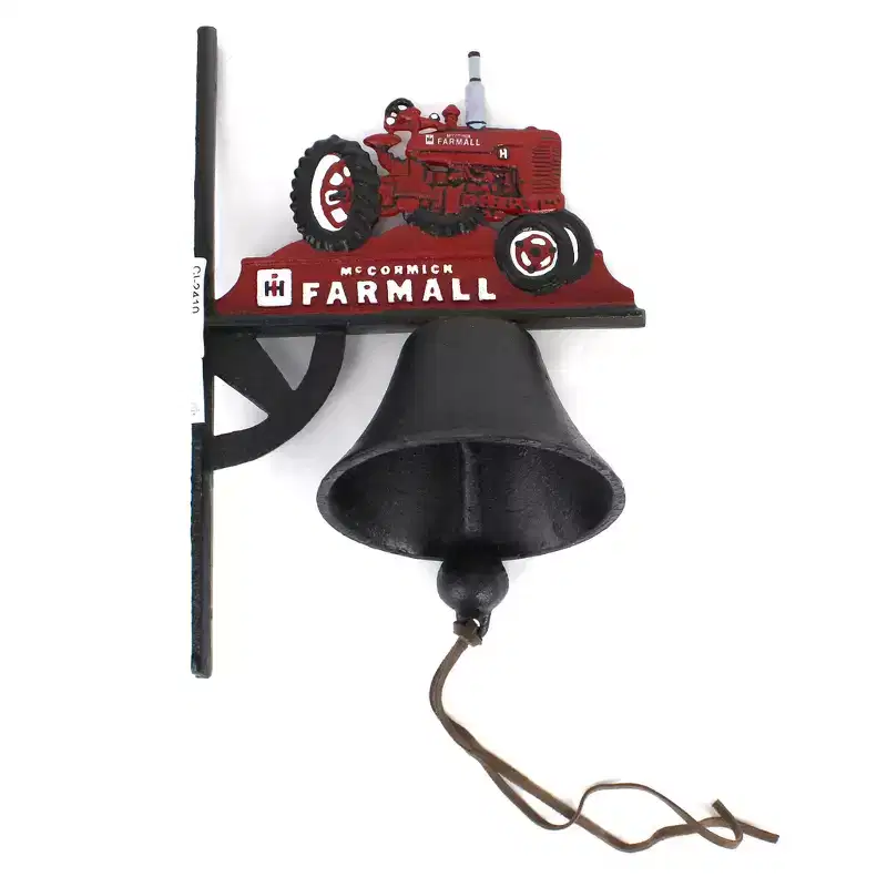 Farmall Cast Iron Tractor Bell with Bracket RHY-1