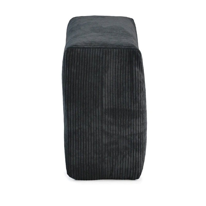 Large U-Shape Linen Reversible Modular Seating Component Sectional with 2 Ottoman