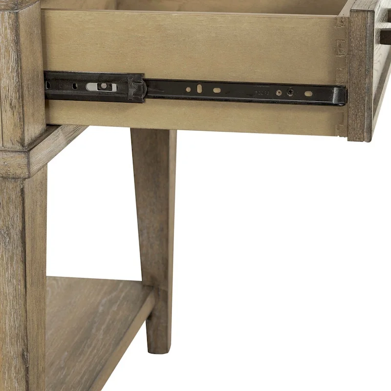 Devonshire Weathered Sandstone Drawer End Table