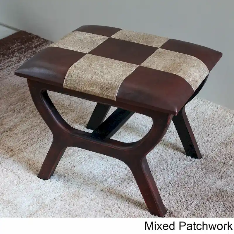 International Caravan Carmel Rectangular Vanity Stool