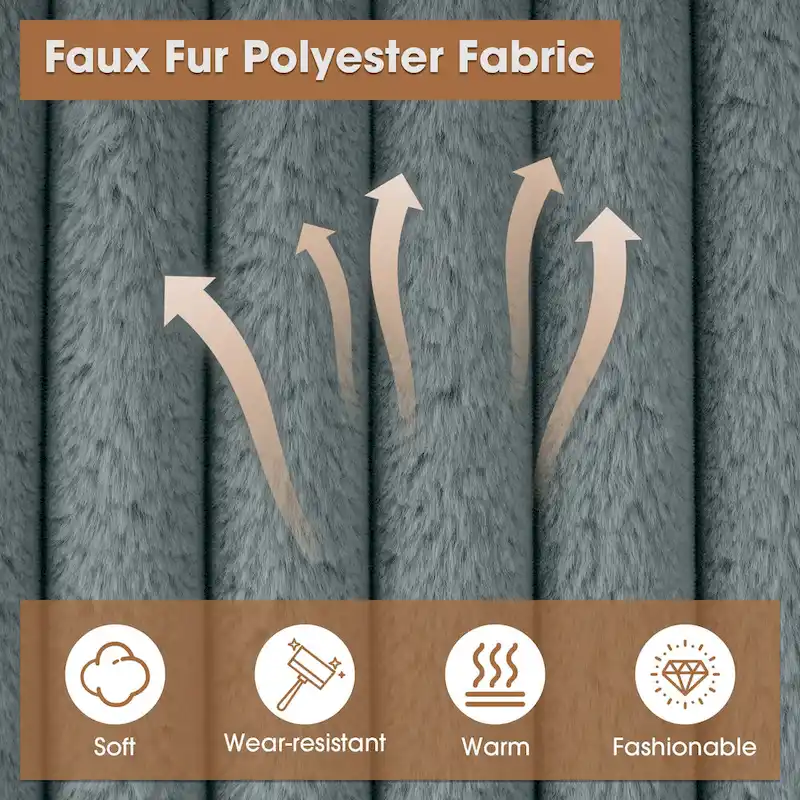 Modern Fabric Sleeper Sectional with USB and 2 pillows