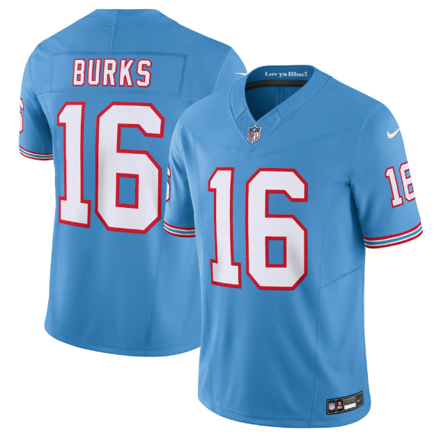 Tennessee Titans Treylon Burks Light Blue Vapor F.U.S.E. Limited Jersey