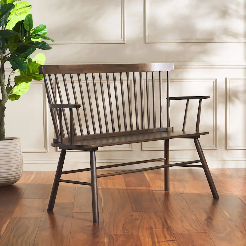 SAFAVIEH Gracija Spindleback Settee - 48 x 22.4 x 36 - 48W x 22D x 36H