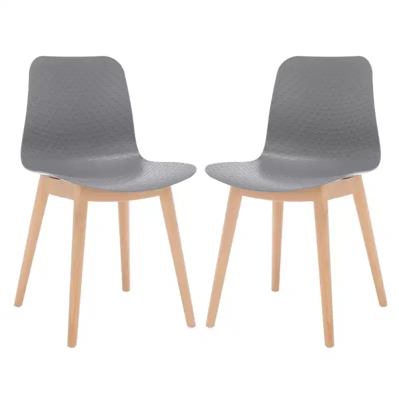 Haddie Molded Plastic Dining Chair (Set of 2) - SFV6902 - Safavieh Couture
