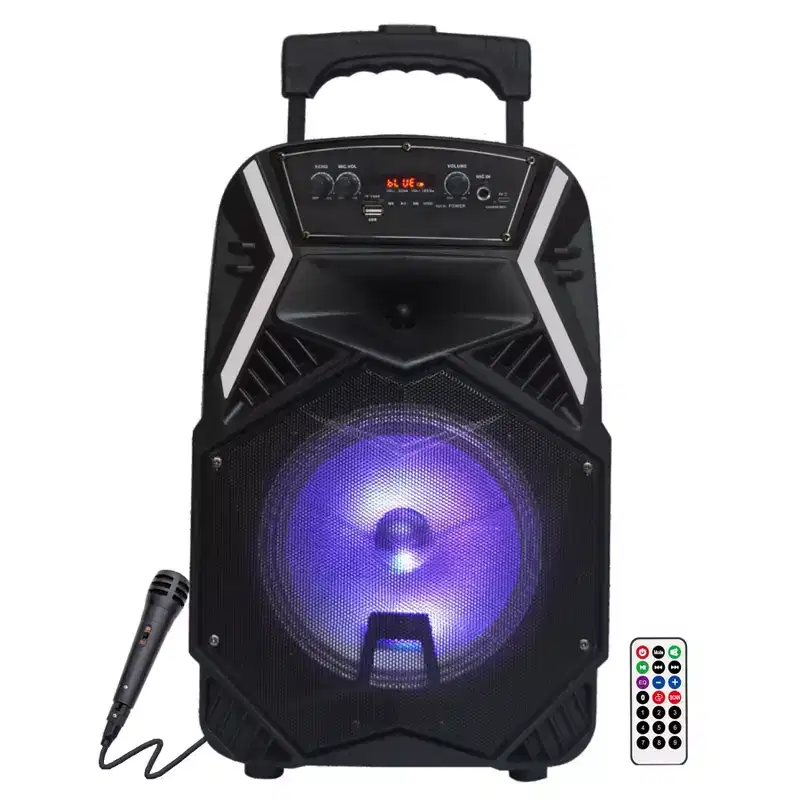 TOPTECH Angel-8 8 Portable Bluetooth Party Speaker with LED Lights and Remote