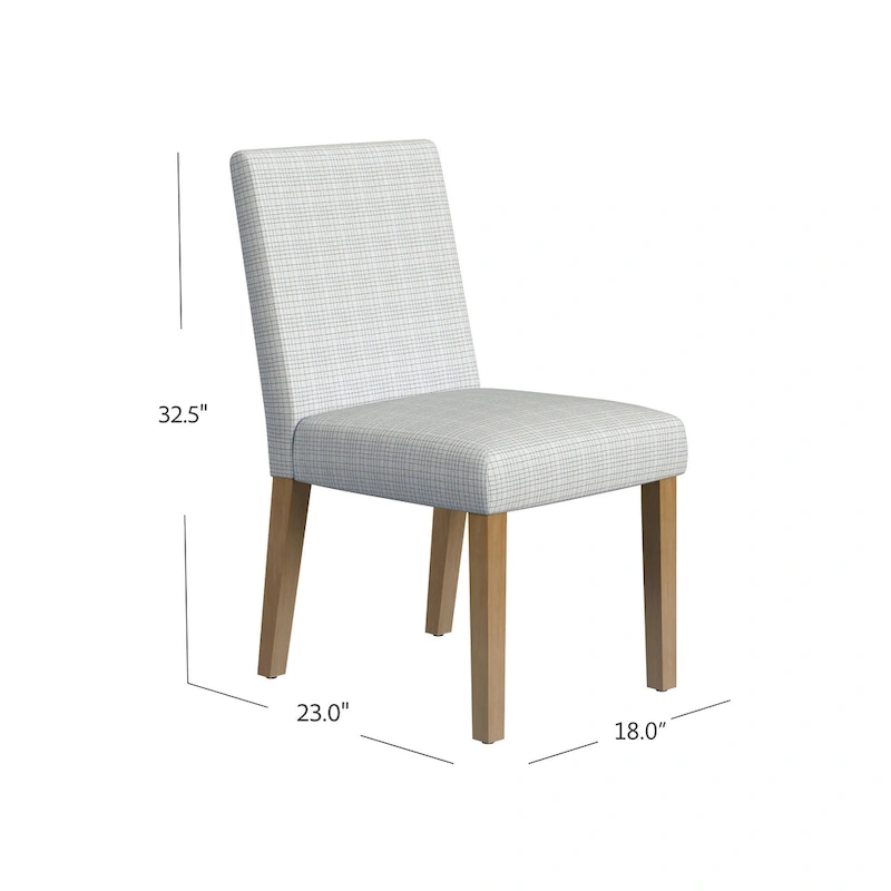 HomePop Classic Upholstered Parsons Dining Chair- Single Pack