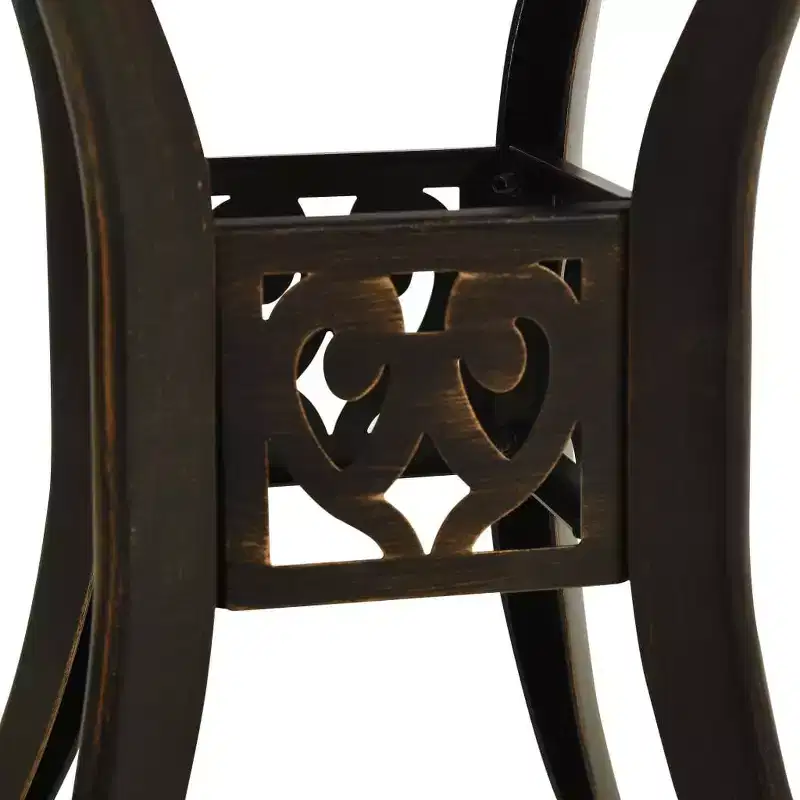 vidaXL Bistro Set Cast Aluminum