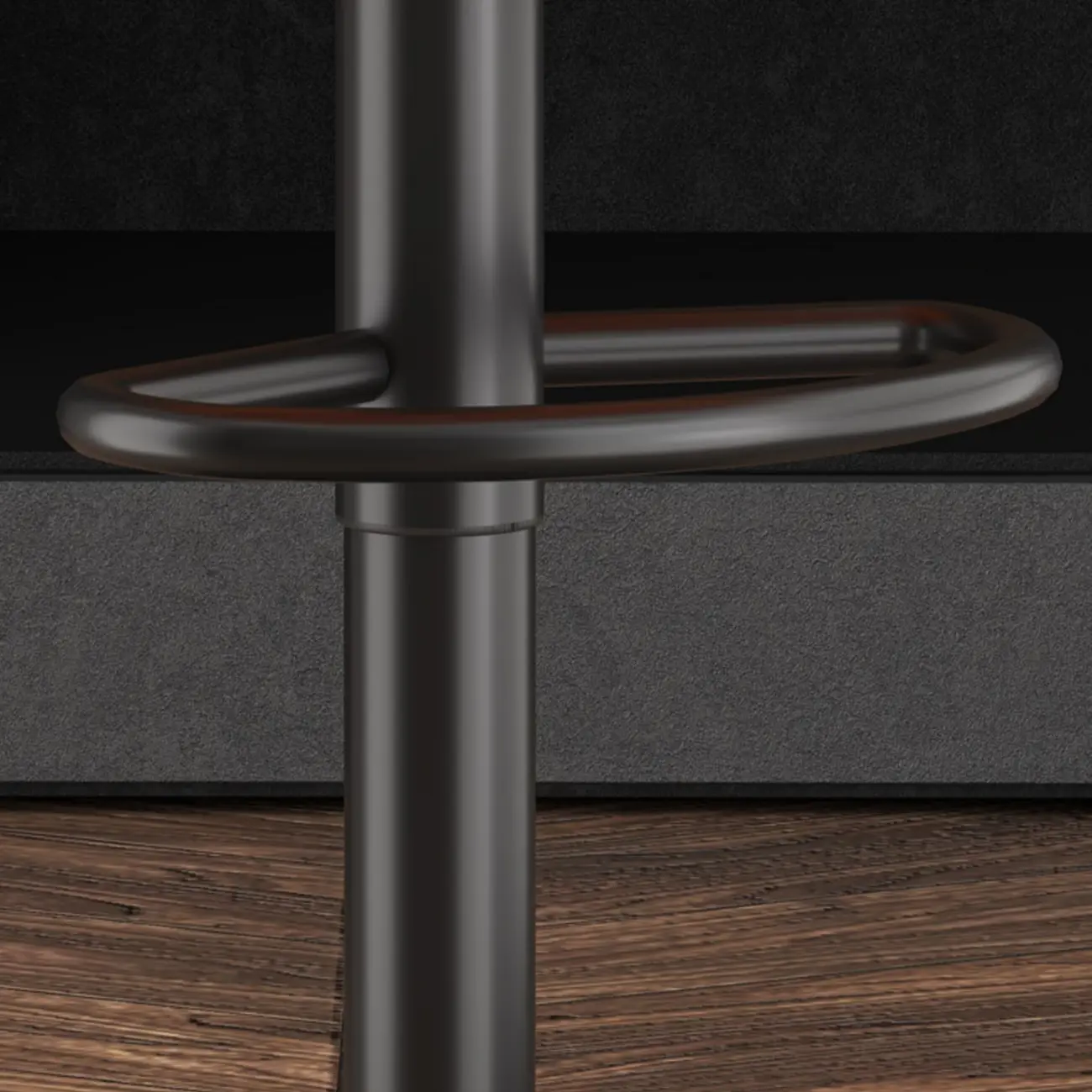 Modern Leather Swivel Adjustable Height Bar Stools