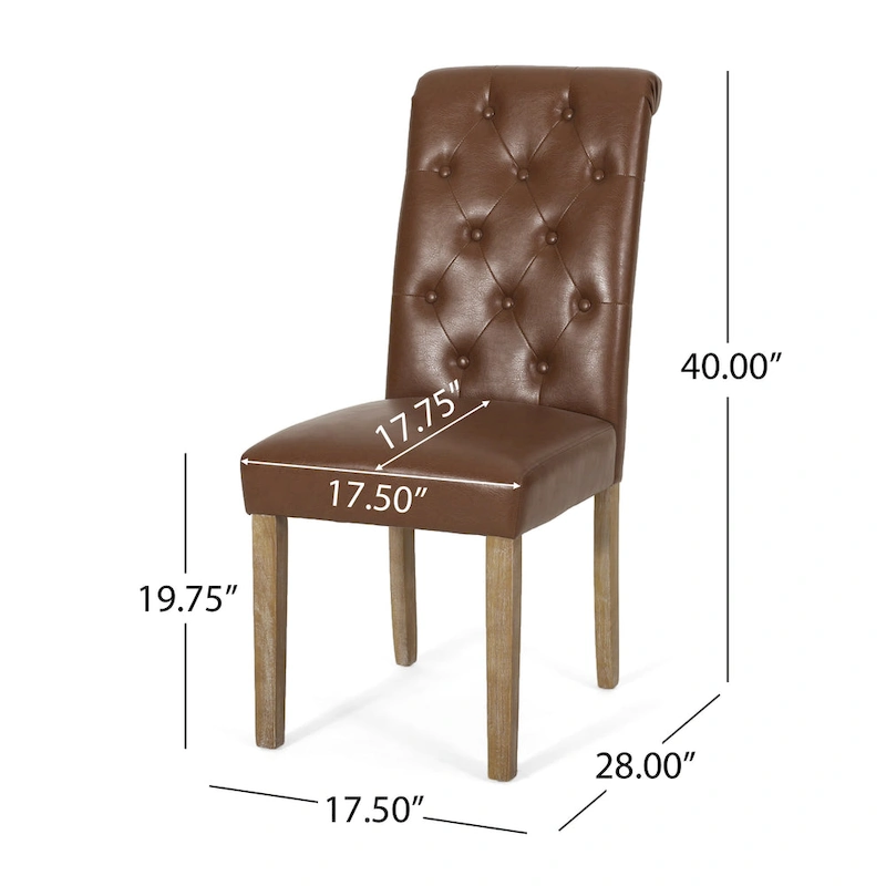 Aruda Upholstered Dining Chair (Set of 2) by Christopher Knight Home