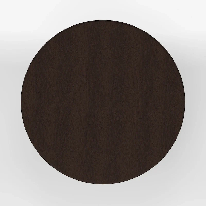 5-Piece Dining Set, 42  Round Pedestal Table and Slat Back Chairs