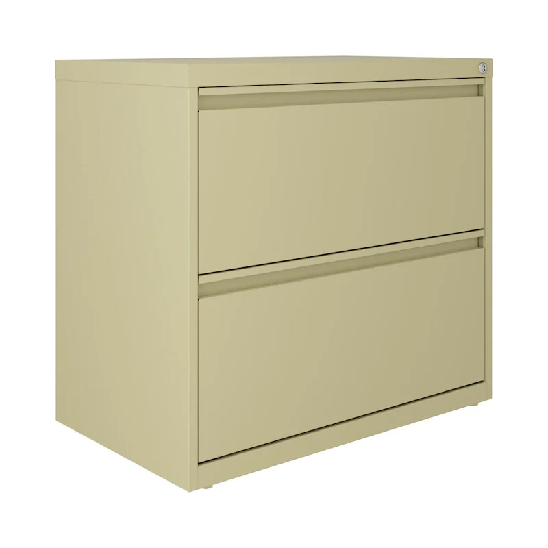 Hirsh 30 Inch Wide 2 Drawer Lateral 101 File Cabinet, White