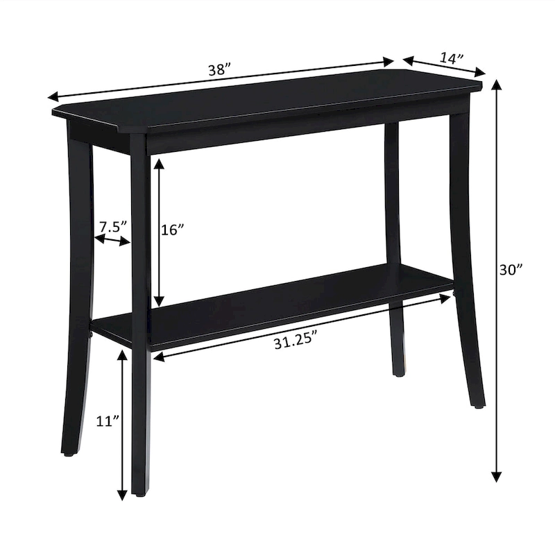 Convenience Concepts Designs2Go Baja Console Table with Shelf