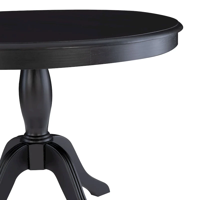 Josie Round Solid Wood Pedestal Table