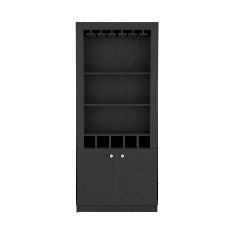 Bar Cabinet for Kitchen, Dining Room ,Living Room, Black