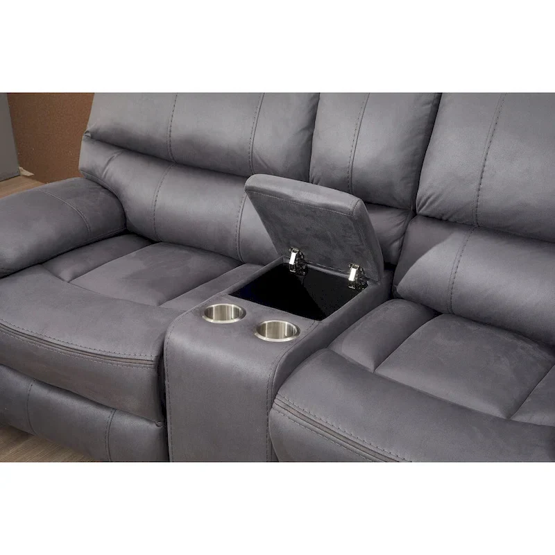 Microfiber Reclining Sofa, Loveseat and Chair