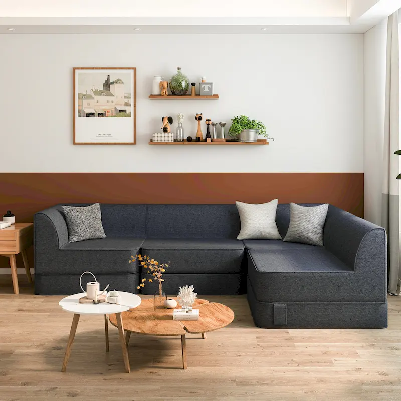Modular Sectional Sofa, Foam Floor Sofa
