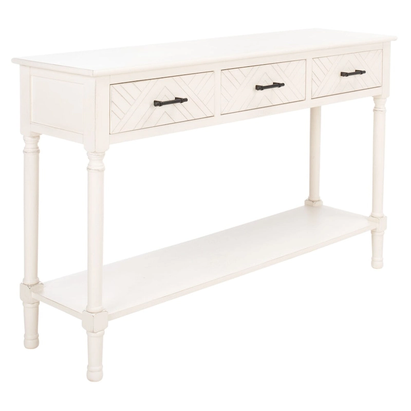 SAFAVIEH Jeanie 3-Drawer Bottom Shelf Console Table - 47.3