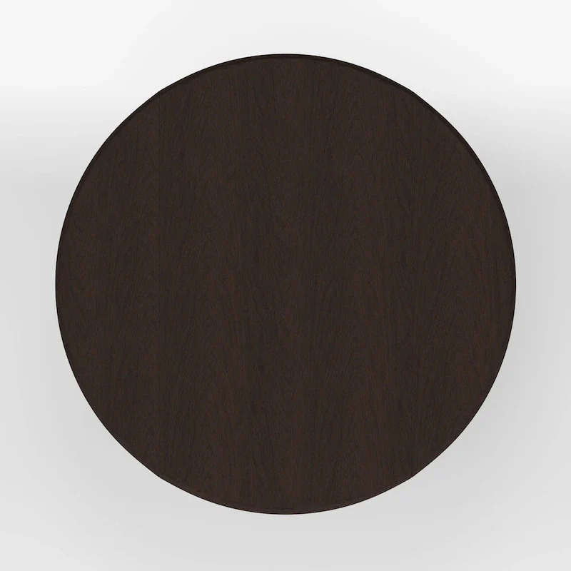 3-Piece Dining Set, 42  Round Drop-Leaf Table and X-Back Chairs