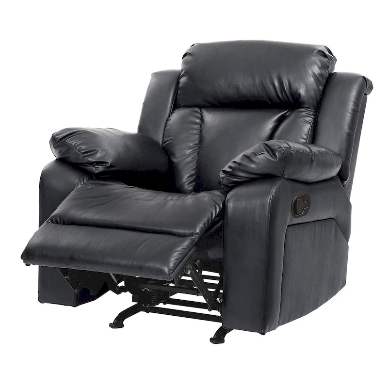 Daria Faux Leather Upholstery Reclining Chair - 38L x 37W x 41H
