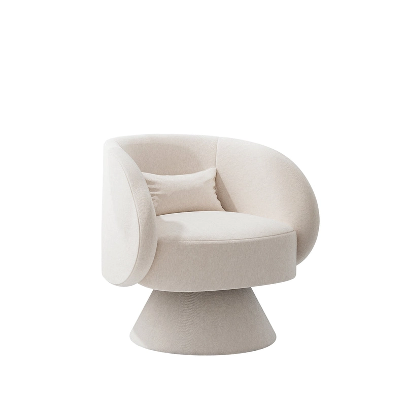 Ouyessir 360 Degree Modern Swivel Cuddle Barrel Sofa Chairs