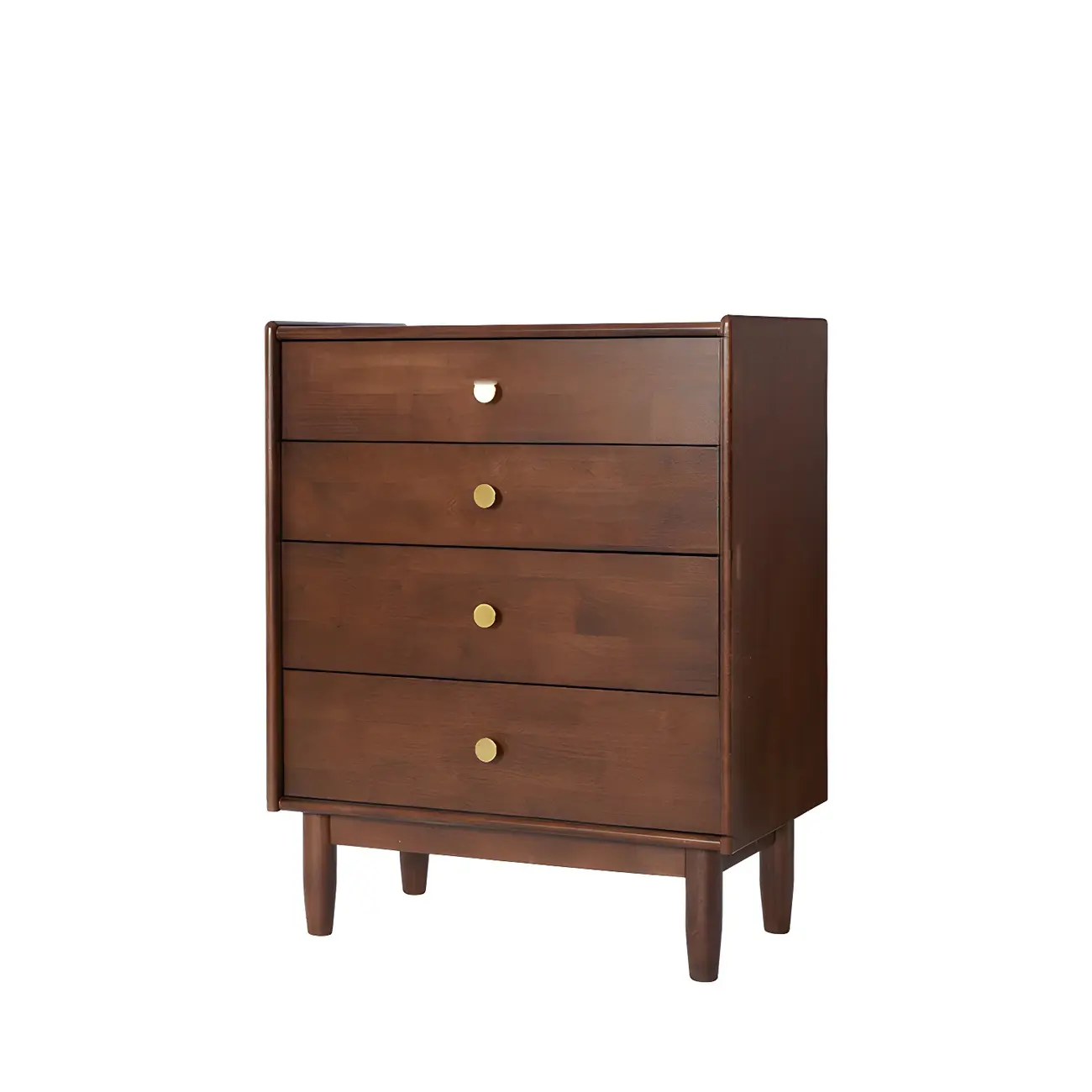 Traditional Brown Wooden Dresser with 6-Soft Closing Drawers