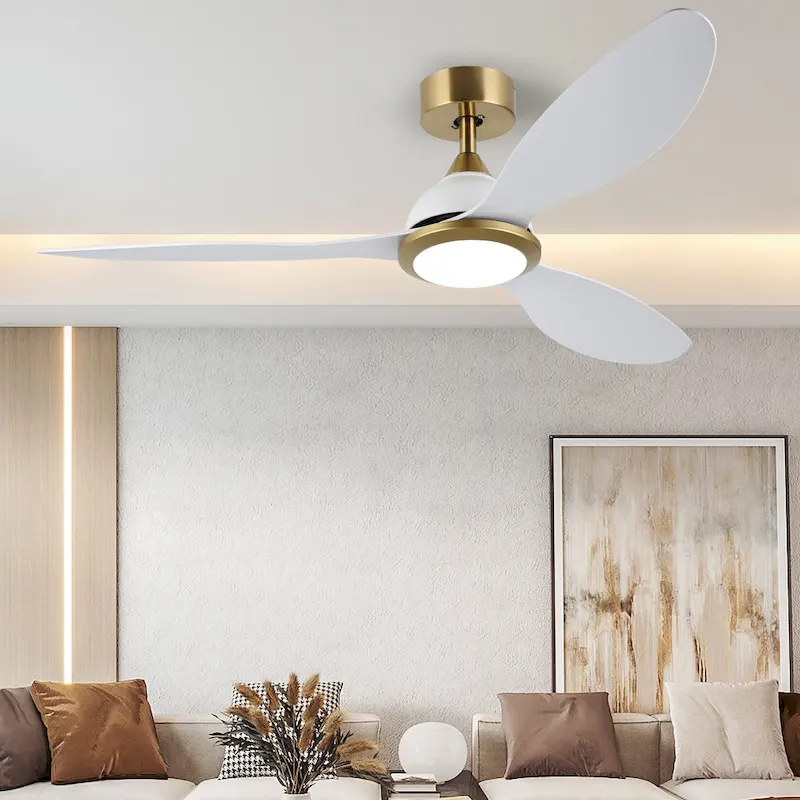 OVIOS Elegant 52-inch 2-in-1 Ceiling Fan Light with Remote Control