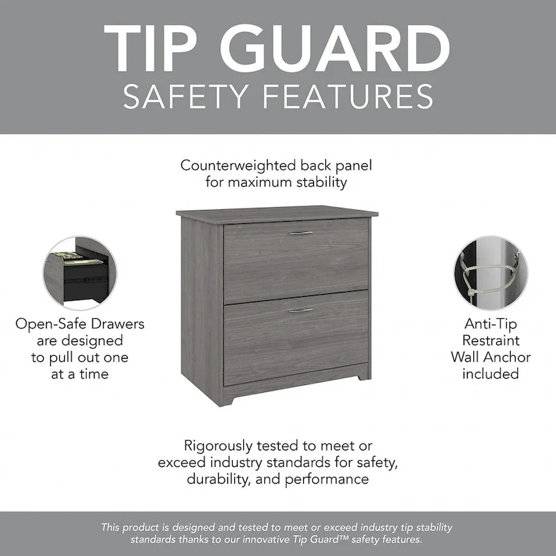 Cabot 2 Drawer Lateral File Cabinet by Bush Furniture