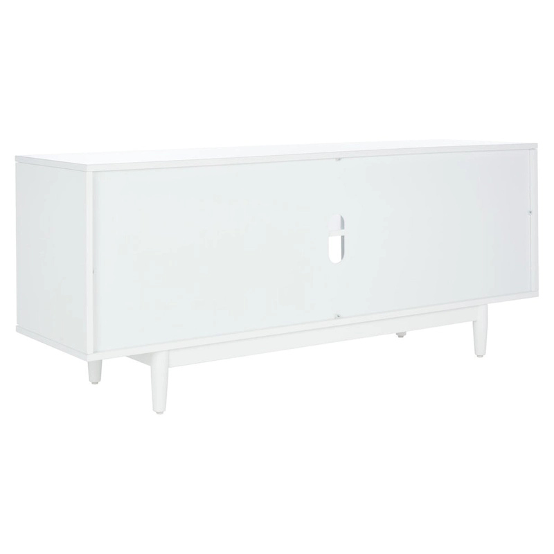 SAFAVIEH Krysta 3 Shelf Patterned Media Stand - 54 W x 15 D x 22 H - 54Wx15Dx22H