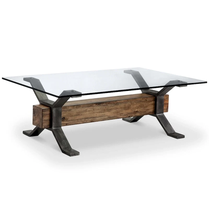 Industrial Reclaimed Rectangular Cocktail Table