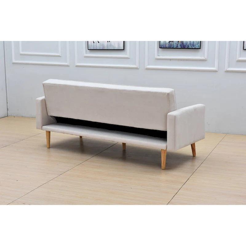 Modern Adjustable 3-position Sleeper Sofa Futon