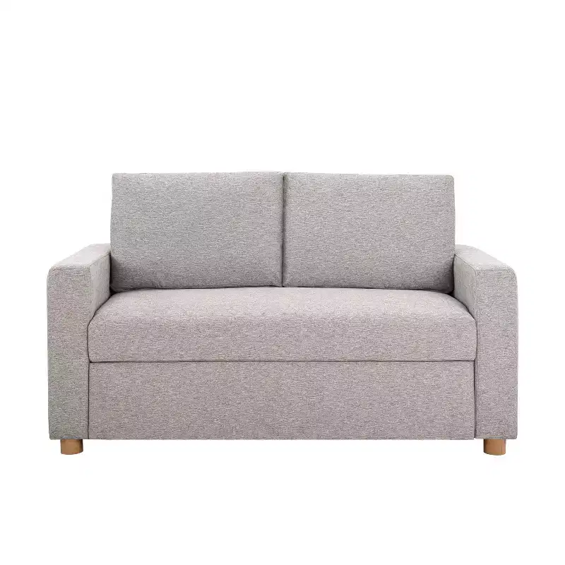 Serta Aurora Convertible Sofa Light GrayWoven