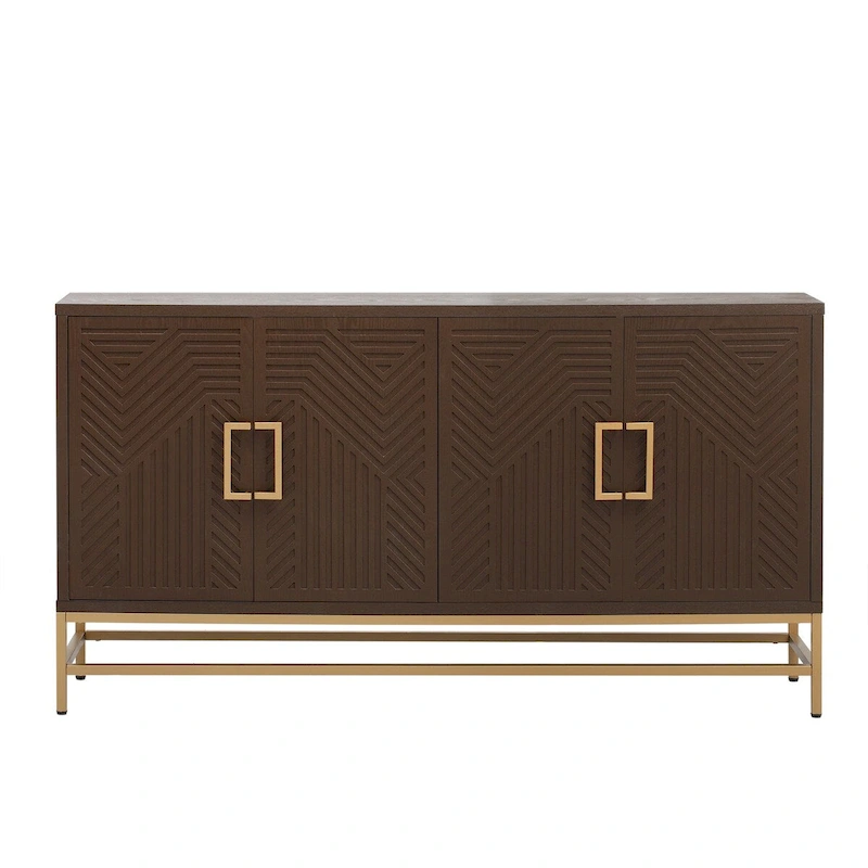 Retro Style Sideboard with Adjustable Shelves