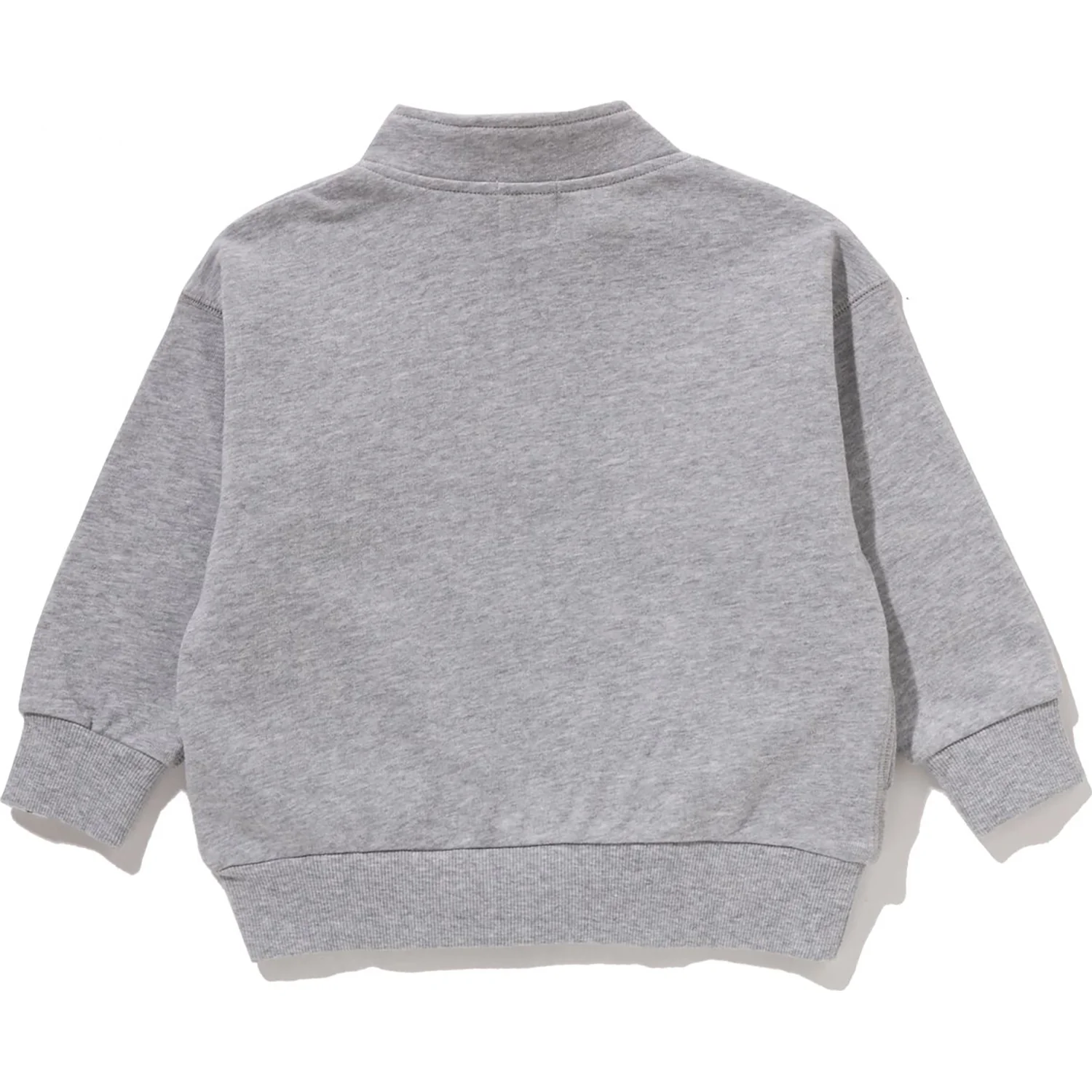 BAPE EMBROIDERY PATCH RELAXED FIT HALF ZIP SWEATSHIRT KIDS