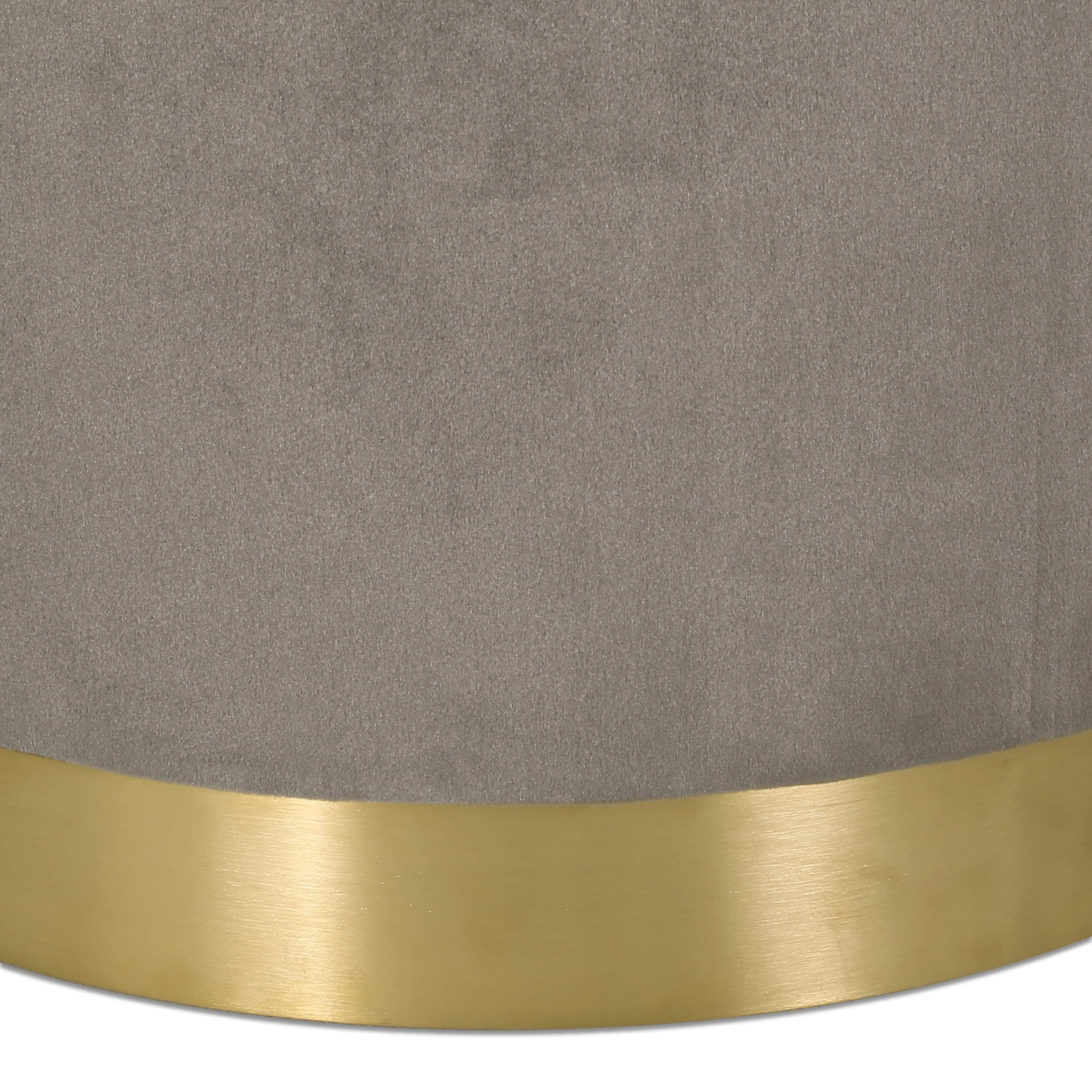 Modern Glam Round Open Back Velvet Swivel Club Chair - NH228413