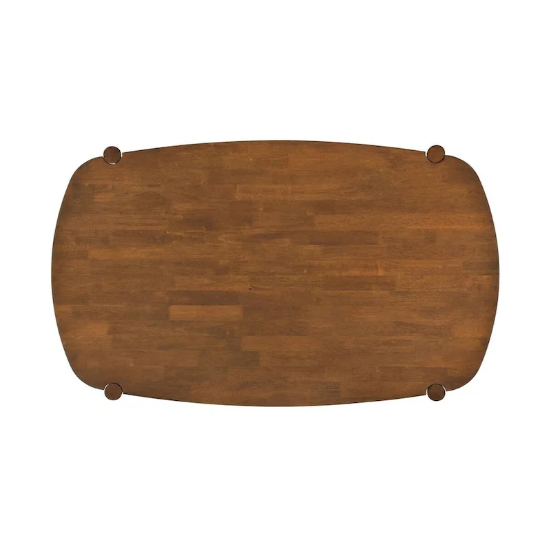 Whisten Walnut 5-piece Solid Wood Dining Set