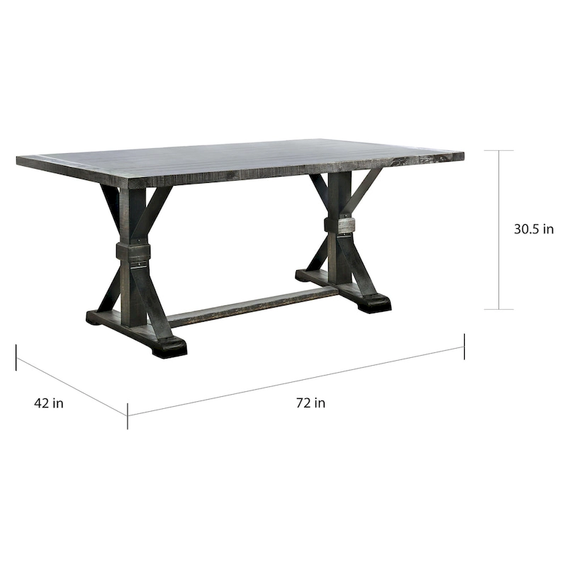 Chalwa Rustic Wood Upholstered 6-Piece Dining Set with Table and 4 Chairs and 1 Bench by Copper Grove