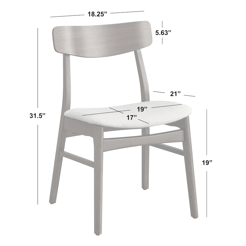 Simple Living Wave 7-piece Butterfly-Leaf Dining Set