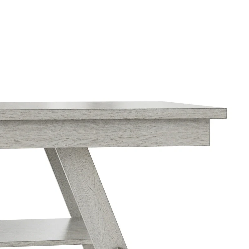 VECELO 6/8-Piece Dining Table Set with Bench, Solid Wood Rectangular Extendable Dining Table & 4 Solid Wood Dining Chairs