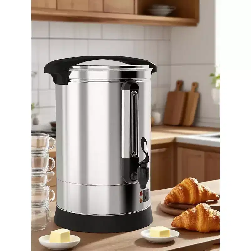 SunnyFurn Commercial Coffee Urn, Stainless Steel Hot Beverage  Water Dispenser for Catering, Buffet, Parties  Weddings