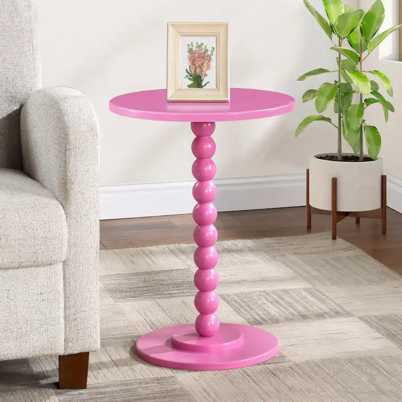 Convenience Concepts Classic Accents Round Venetian Islands Spindle Table