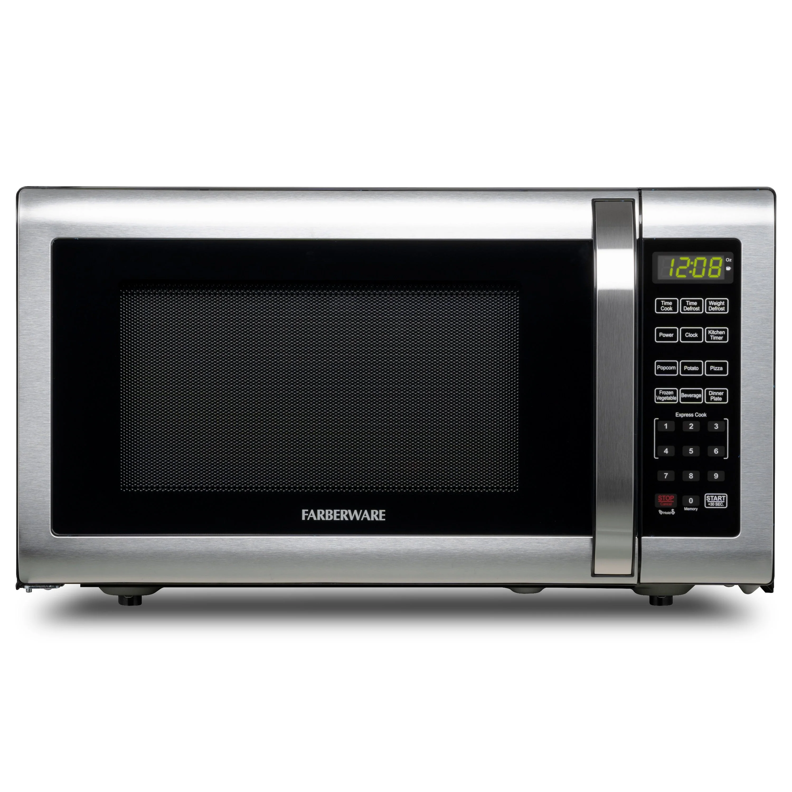 Farberware 1.6 Cu. Ft. Microwave Oven, Brushed Stainless Steel