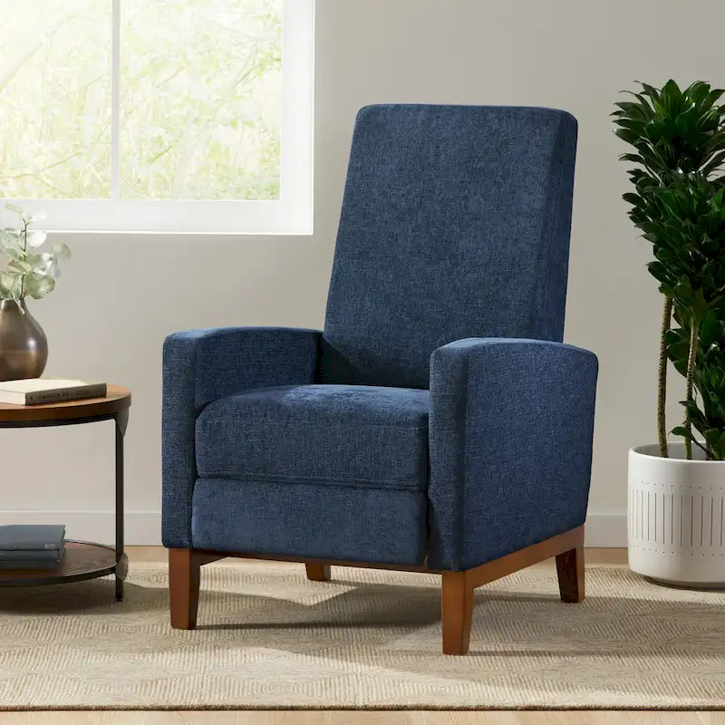 Kalstrom Upholstered Pushback Recliner by Christopher Knight Home