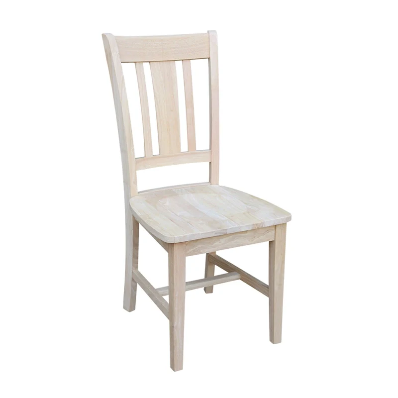 International Concepts Solid Wood San Remo Splatback Chairs, Set of 2