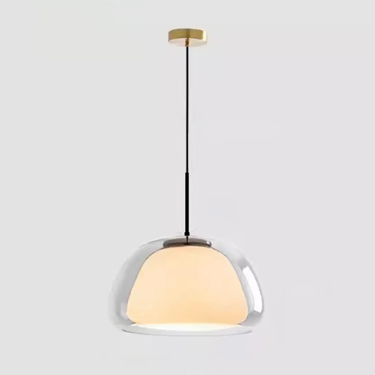 Elegant Designer LED Milk Glass Jelly Pendant Light