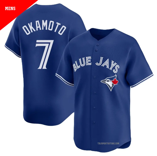 Kazuma Okamoto Toronto Blue Jays Blue Jersey