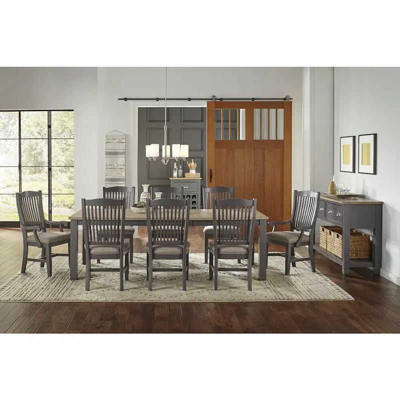 10-Piece Solid Wood Dining Set