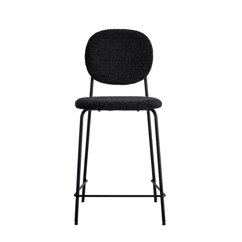 Carley Boucle Bar Height Stools (Set of 2)