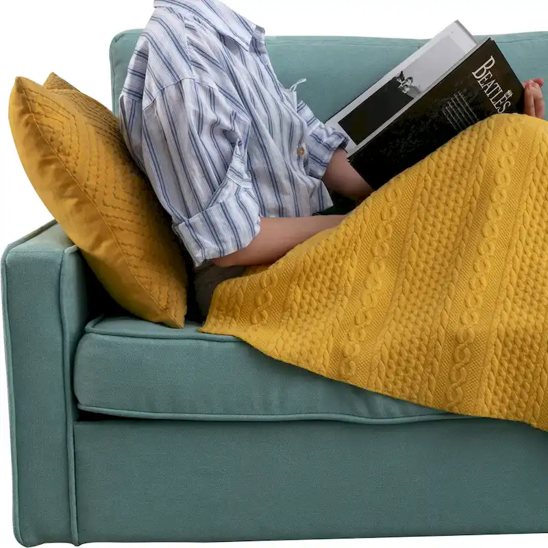 DIY Convertible Sectional Sofa Couch with Ottoman